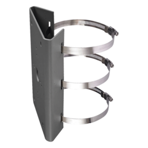 HIKVISION DS-1275ZJ-BJH/600MM – Montaje para Poste Vertical / Diámetro 400-600 mm / Acero Galvanizado SUS304 / 250x127x46 mm / 1.6 kg / Plateado