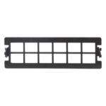 LINKEDPRO BY EPCOM LP-FO-D12 – Placa Acopladora Vacía / 12 Puertos SC Simplex o LC Duplex / 19 Pulgadas / Compatible APC-UPC