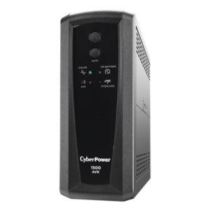 CYBERPOWER CP1500AVRT – UPS de 1500 VA/900 W, Topología Línea Interactiva, Entrada 120 Vca NEMA 5-15P, Tipo Torre, Con 8 Tomas NEMA 5-15R