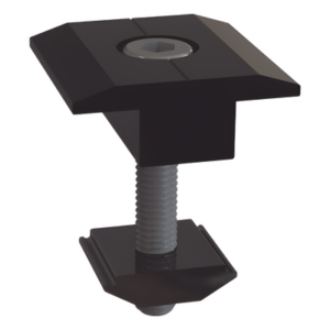 EPCOM POWERLINE EPLMCN230B – Sujetador Intermedio 30 mm para montaje de paneles solares en riel 5 Y 8 con anodizado negro