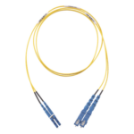 PANDUIT F92ERLNSNSNM005 – Jumper de Fibra Óptica / Monomodo OS2 9/125 / LC-SC Duplex / OFNR Riser / LSZH / 5 m (16.40 pies) / Amarillo