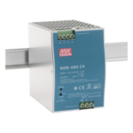 MEANWELL NDR48024 – Fuente de Poder Industrial / 480W / Salida 24Vcc 20A / Entrada 100-240Vca / Eficiencia 92.5% / Riel DIN