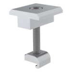 EPCOM POWERLINE EPL-MCG2-35R – Sujetador Intermedio para Panel Solar / 35 mm / Aluminio Anodizado y Acero Inoxidable / Compatible Riel 3 y 7 / Torque 11 N·m