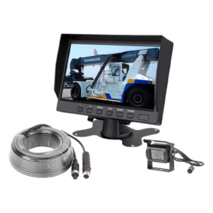 EPCOM EP790J – Sistema de Cámara de Reversa Alámbrico / Monitor LCD 7 Pulgadas Full HD / Cámara IR CMOS 18 LEDs / Ángulo de Visión 120° / IP69K / 12/24 VCC / Cable 20 m (65.6 ft)