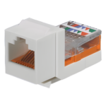 PANDUIT NK5E88MEIY – Módulo Jack Keystone / Cat 5e Clase D / Leadframe / RJ45 / 1 Puerto / Marfil