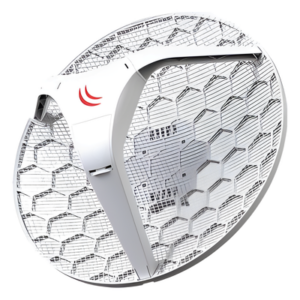 MIKROTIK RBLHG-5ND – (LHG 5) Cliente y PtP en 5 GHz 802.11 a/n, Antena Integrada de 24.5dBi, Hasta 316mW de Potencia.