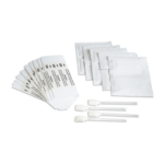 HID 062150 – Kit de Limpieza / 4 Hisopos Cabezales / 10 Paños Gasa / 10 Tarjetas / Compatible INK1000