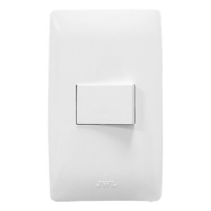 JWJ JTL-B72-36 – Apagador Escalera Sencillo / 127 V~60 Hz / 10 A / 11.8 x 7.8 x 3 cm / 4.6 x 3.1 x 1.2 in / Blanco
