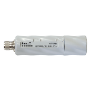 MIKROTIK RBGROOVEA-52HPN – (GrooveA 52) Punto de Acceso, Doble Banda (2.4 ó 5 GHz) 802.11 a/b/g/n, Hasta 500mW, Incluye Antena Omnidireccional de 6 dBi.