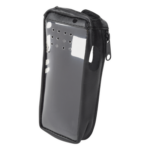 SYSCOM FSMIC-F3161 – Funda de Radio Portátil / Piel Vacuno Reforzada / Ventana de Mica Industrial / Cierre Metálico Lateral / 53 x 136 x 38.9 mm