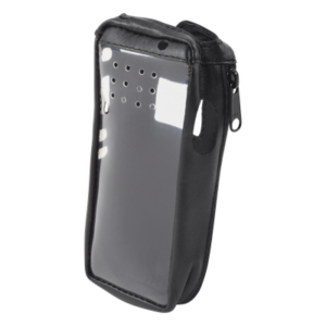 SYSCOM FSMIC-F3161 – Funda de Radio Portátil / Piel Vacuno Reforzada / Ventana de Mica Industrial / Cierre Metálico Lateral / 53 x 136 x 38.9 mm