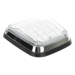 EPCOM INDUSTRIAL SIGNALING XT1895C – Luz de Advertencia LED / 24 LEDs / 11 Patrones de Destello / IP67 / 12-30 VCC / 9.5 W / SAE J845
