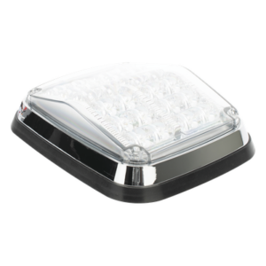 EPCOM INDUSTRIAL SIGNALING XT1895C – Luz de Advertencia LED / 24 LEDs / 11 Patrones de Destello / IP67 / 12-30 VCC / 9.5 W / SAE J845