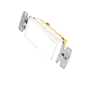 HUBBELL HUB-RSD-115W – Interruptor Unipolar / 15 A / 120-277 V CA / Cableado Lateral y Trasero / 14-12 AWG / Interior Seco