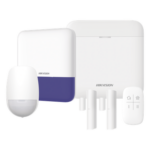 HIKVISION AXPRO-KIT-GSM – Kit de Alarma Inalámbrico / 48 Zonas / GSM 3G/4G Dual SIM / Wi-Fi 2.4 GHz / PIR 15 m (49.2 ft) / Sirena Exterior / Batería de Respaldo 12 h