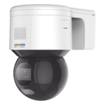HIKVISION DS-2DE3A400BW-DE(F1)(T5) – Cámara Domo PT IP / 4 Megapixel / Imagen Color 24/7 / Luz Blanca 30 m (98.4 ft) / Lente 4 mm / Audio Bidireccional / IP66 / PoE+