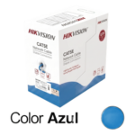 HIKVISION DS-1LN5E-SB – Bobina de Cable UTP / Cat5E 24 AWG / 305 m (1000 ft) / 100% Cobre / PoE 802.3af/at / Uso Interior / PVC CM