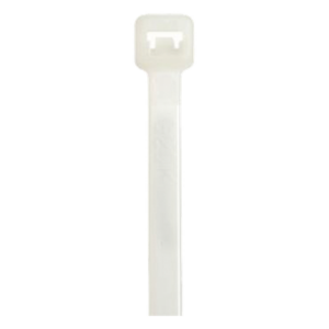 PANDUIT S10-50-C – Cincho de Nylon / 250 mm (9.84 in) largo x 4.8 mm ancho / Plenum / Rango -40°C a 85°C / Tensión 178 N / UL 62275 / Paquete 100 pz