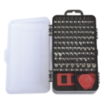 PRECISION PST-H020-04 – Juego de Reparación Electrónica / 115 Piezas / 98 Puntas de Precisión / Acero Cr-V / Estuche de Almacenamiento