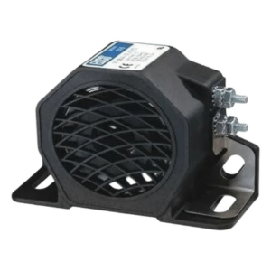 ECCO X580 – Alarma de Reversa Vehicular / 87 dBA / 12-80 VDC / Ajuste Automático de Sonido / Rango de Temperatura -40°F a +185°F (-40°C a +85°C)