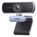 UGREEN 15728 – Cámara Web USB / Full HD 1080p 30 FPS / Campo de Visión 85° / Micrófonos Duales Omnidireccionales / Enfoque Fijo / Cable 2 m (6.6 ft) / Plug-and-Play