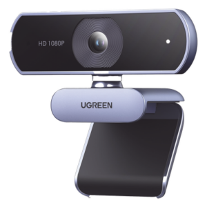UGREEN 15728 – Cámara Web USB / Full HD 1080p 30 FPS / Campo de Visión 85° / Micrófonos Duales Omnidireccionales / Enfoque Fijo / Cable 2 m (6.6 ft) / Plug-and-Play