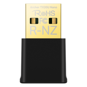 TP-LINK ARCHER-TX20U-NANO – Adaptador USB Wi-Fi / Dual Band AC600 / 2.4 GHz y 5 GHz Simultáneas / Antena Omnidireccional / Diseño Nano