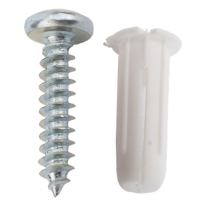 THORSMAN TP-0-KIT – Kit de Fijación / 20 Taquetes 3/4" y 20 Tornillos 8 mm x 3/4" (19.1 mm) / Doble Expansión / Carga 40 kg / -50°C a +80°C