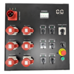 SHINESTAGE YSCM06 – Controlador de Polipastos Eléctricos / 6 Canales / Trifásico 110V AC 60Hz / Control Directo / Chasis Metálico Touring-Grade