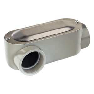 RAWELT OLR-0090C – Caja de Registro Ovalada / Roscada LR / 3/4" (19.05 mm) / Aluminio Inyectado / Hermética / 119.5 cm³