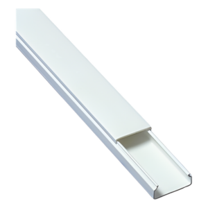 THORSMAN TMK-1020-SD – Canaleta de PVC / 20 x 10 mm / Auto-extinguible / 2.5 m (8.2 ft) / Sin División / Resistente UV