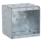 RACO HUB-696 – Caja Multigang / 2 Gangs / 3.5 in Profundidad / 16 Entradas 1/2-3/4 in / 45 in³ / UL Listed