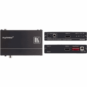 KRAMER FC-69 – Embebedor | Desembebedor de Audio HDMI 4K@60Hz (4:2:0) | 8.91Gbps | ARC | S/PDIF | Kramer Equalization & re-Klocking | DIP-Switch