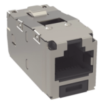 PANDUIT CJS688TGY – Módulo Jack RJ45 Blindado / Categoría 6 / Mini-Com TG / 10GBase-T / Sin Herramienta de Impacto / 22-26 AWG / -10°C a 65°C