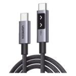 UGREEN 35501 – Cable USB-C a USB-C / Carga Rápida 100W / Transferencia 480 Mbps / Nylon Trenzado / 1 m (3.3 ft)