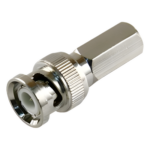 EPCOM TITANIUM TT-RG-92 – Conector BNC Macho / RG-59/U / 75 Ohm / Rosca Hexagonal 9.5 mm / Ensamble sin Herramientas / 13.9 mm x 31.8 mm