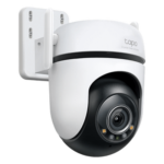 TP-LINK TAPOC-520WS – Cámara PTZ IP / 2K QHD 4MP (2560×1440) / Starlight Color Night Vision / Seguimiento 360° / Wi-Fi 2.4 GHz / IP66 / Detección IA / Audio Bidireccional / microSD 512 GB
