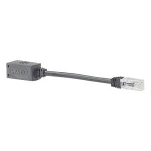 PANDUIT BKA6ASD8INBL – Adaptador de seguridad anti-desconexión / Cat 6A UTP / CM / 20.3 cm (8 pies) / Jack a Plug