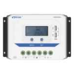 EPEVER VS6048AU – Controlador de Carga Solar PWM / 60A / Auto 12/24/36/48V / Pantalla LCD / USB Dual 5V 2.4A / Tierra Positivo Común