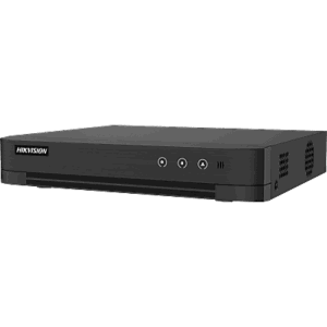 HIKVISION DS-7216HQHI-S1/XT – DVR Pentahíbrido / 16 Canales TurboHD + 24 Canales IP / 3K Lite / Salida 4K HDMI / H.265+ con GUANLAN AI / AcuSearch / Perimeter Protection / 1 Bahía SATA 12 TB