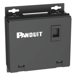 PANDUIT CPB6BL – Caja de Consolidación / 6 Puertos Mini-Com / Acero / 7 x 7 x 2.5 in / Montaje Piso-Pared-Techo / Negro