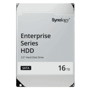 SYNOLOGY HAT5300-16T – Disco Duro SATA 3.5" Enterprise / 16 TB / 7200 RPM / Caché 512 MB / MTBF 2.5 Millones de Horas / Carga Anual 550 TB