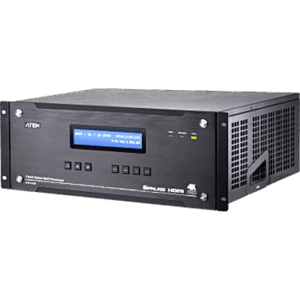 ATEN VW1608 – Procesador de Video Wall / 16 Entradas HDMI / 8 Salidas HDMI / True 4K@60Hz / Chasis 4U / FPGA / Redundancia Dual / Expansión 24 Displays