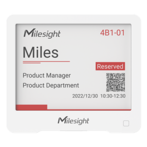 MILESIGHT DS3604915M – Display E-Ink LoRaWAN / 4.2 Pulgadas / Tres Colores / 400 x 300 Pixeles / Ángulo de Visión 180° / Consumo Mínimo