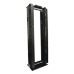 SIEMON RS3-07 – Rack de Aluminio / 45U / 7 ft (2.1 m) x 19 in / Gestión 190 Cables Cat6 / Organizadores Verticales con Puertas / Diseño Apilable