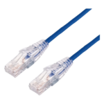 LINKEDPRO BY EPCOM LP-UT6A-100-BU28 – Cable de Parcheo Slim UTP / Cat6A / 1 Metro (3.28 Pies) / 28 AWG / Azul