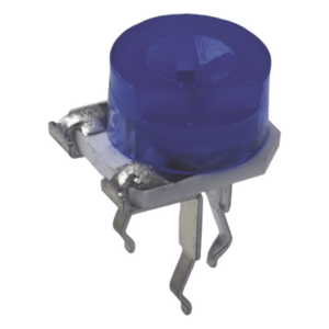 SYSCOM 3306P-105-ND – Potenciómetro Trimpot / 6 mm Redondo / 1 MΩ / 1 Vuelta / 0.2 W / Montaje Horizontal / Ajuste Vertical / PCB