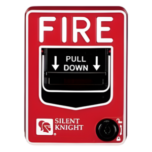 SILENT KNIGHT BY HONEYWELL SKPULLSA – Estación Manual Direccionable / Acción Simple / LED Supervisado Verde/Rojo / SLC 2 Hilos / UL Listado