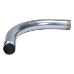 JUPITER JU-PG-12-COD – Codo 90° Galvanizado / 1/2" (13 mm) / Pared Gruesa / Rosca NPT / Etiqueta Amarilla / Interior