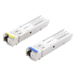 LINKEDPRO BY EPCOM LP-SFP-BD-1G-5 – Transceptor Óptico SFP Bidireccional / 1.25 Gbps / Monomodo 1310/1550 nm / LC/UPC Simplex / DDM / Alcance 5 km (16,404 ft) / 2 Piezas